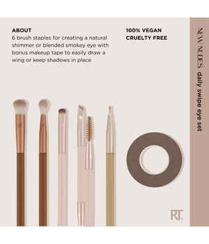 Real Techniques Daily Swipe Eye Set Pinselset-1 Stk