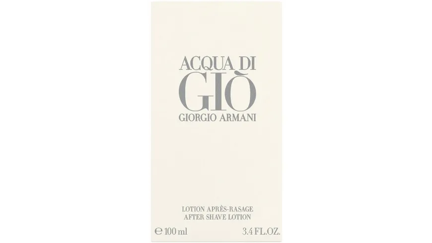 GIORGIO ARMANI Acqua di Giò After Shave 100 ml
