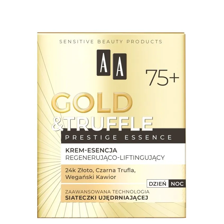 AA Gold & Truffle Prestige Essence 75+ - Regenererende og løftende creme-essens 50ml