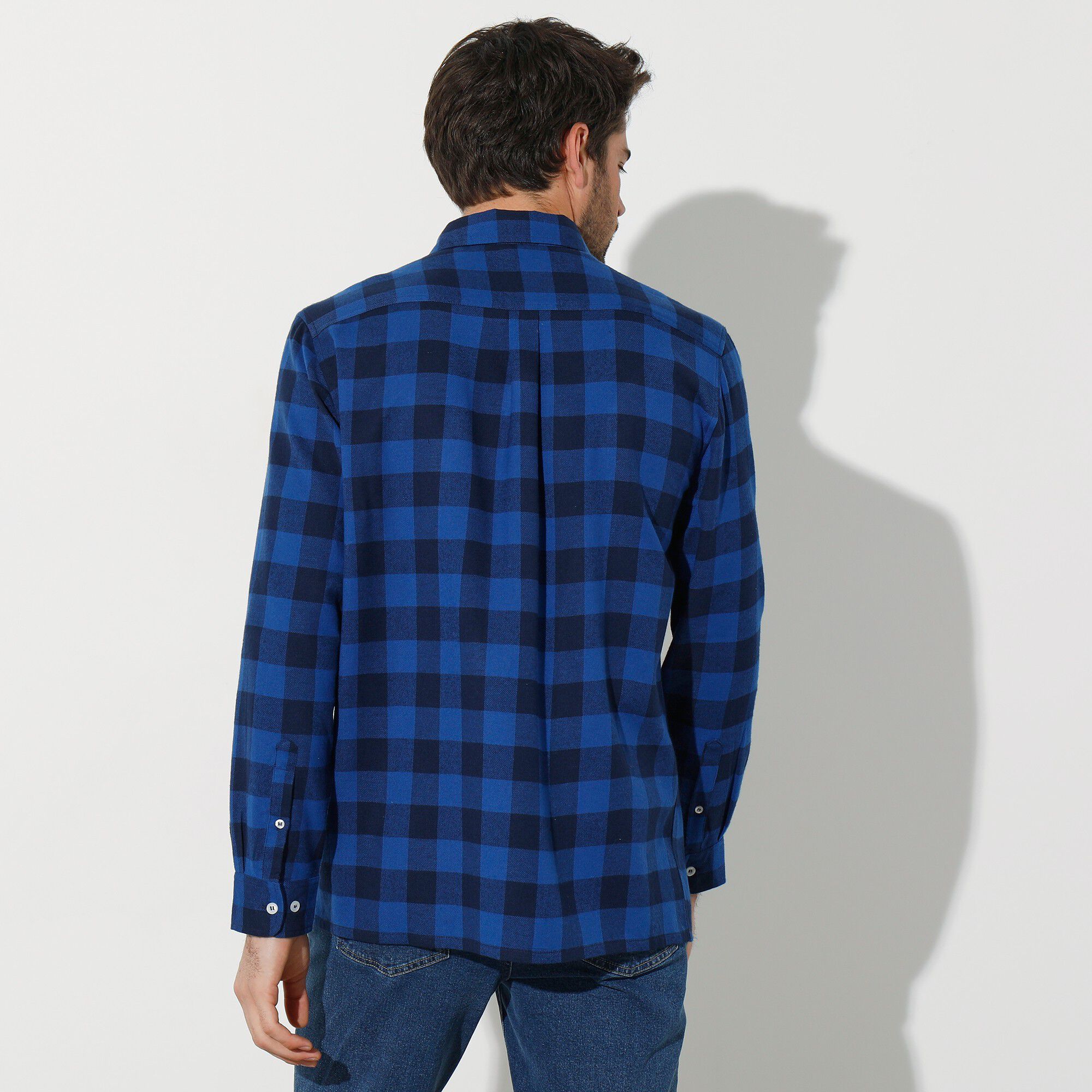 Chemise carreaux écossais flanelle