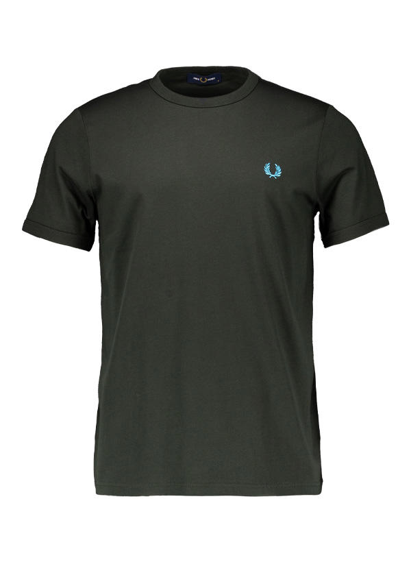 Fred Perry, T-Shirt, Baumwolle, nachtgrün