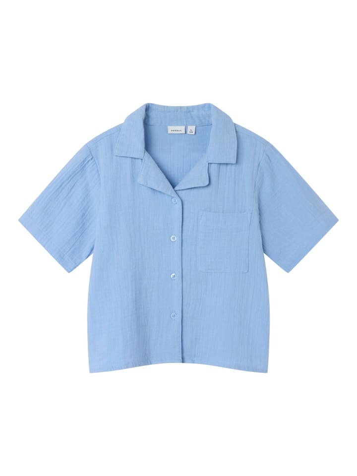 name it Kurzarmbluse NKFJASMIN SHORT SHIRT in serenity günstig kaufen
