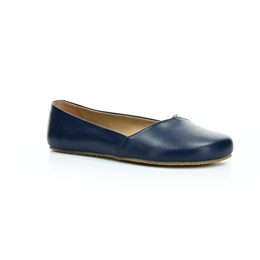 Shapen Peony Navy Regular Barfuß-Ballerinas
