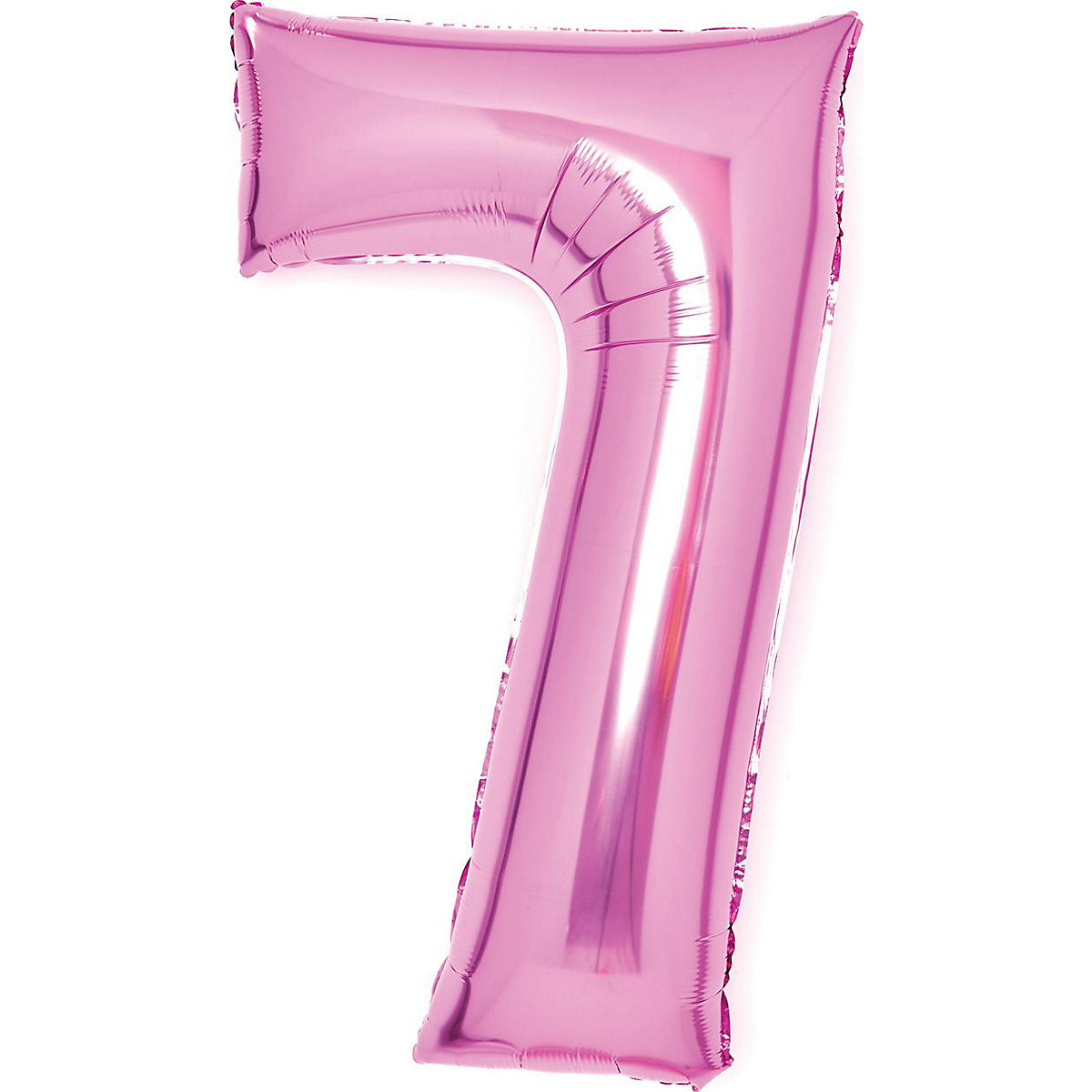 Folienballon Zahl 7 medium 61x85cm pink