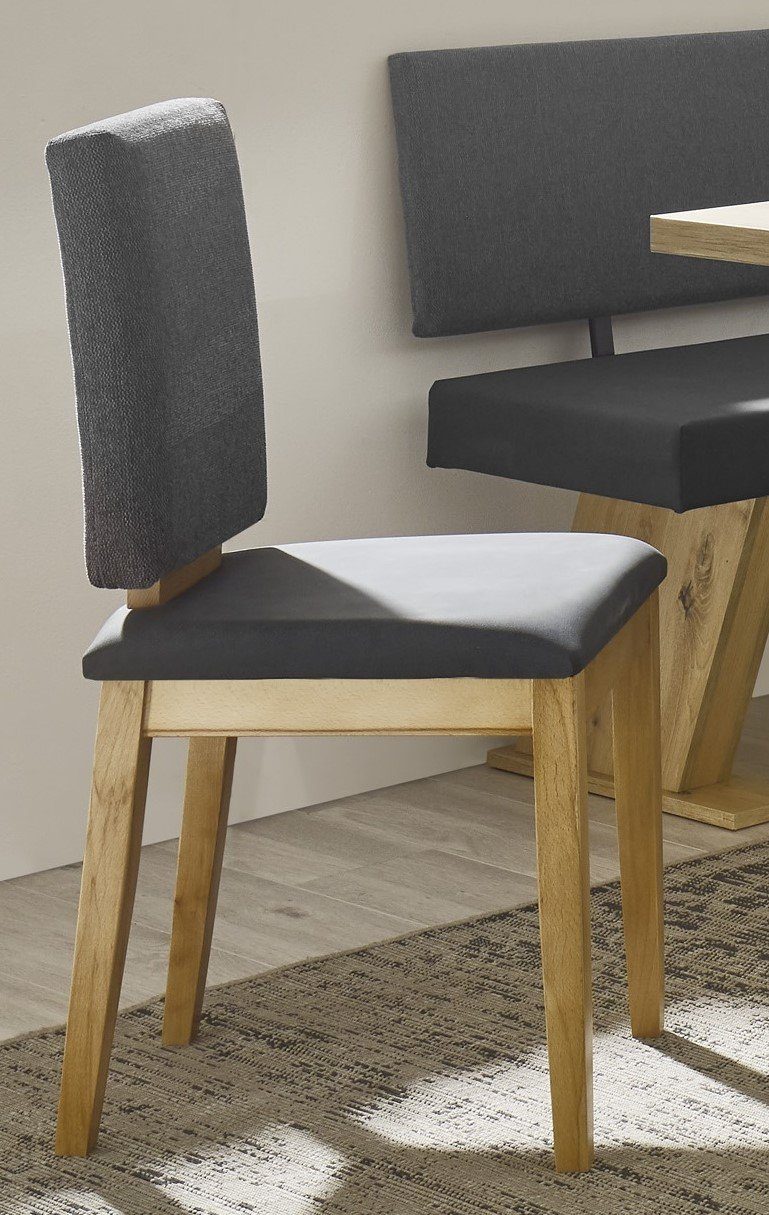 Stolebaenk Eckbankgruppe Venezia MAVE Rechts Artisan 190, (Eckbank Set, 1xEckbank, 1xTisch, 2x Stuhl), ausziehbarer Tisch, innenliegende Einlage