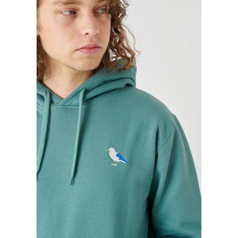 Cleptomanicx Hooded Embro Gull 2 Kapuzenshirt Herren