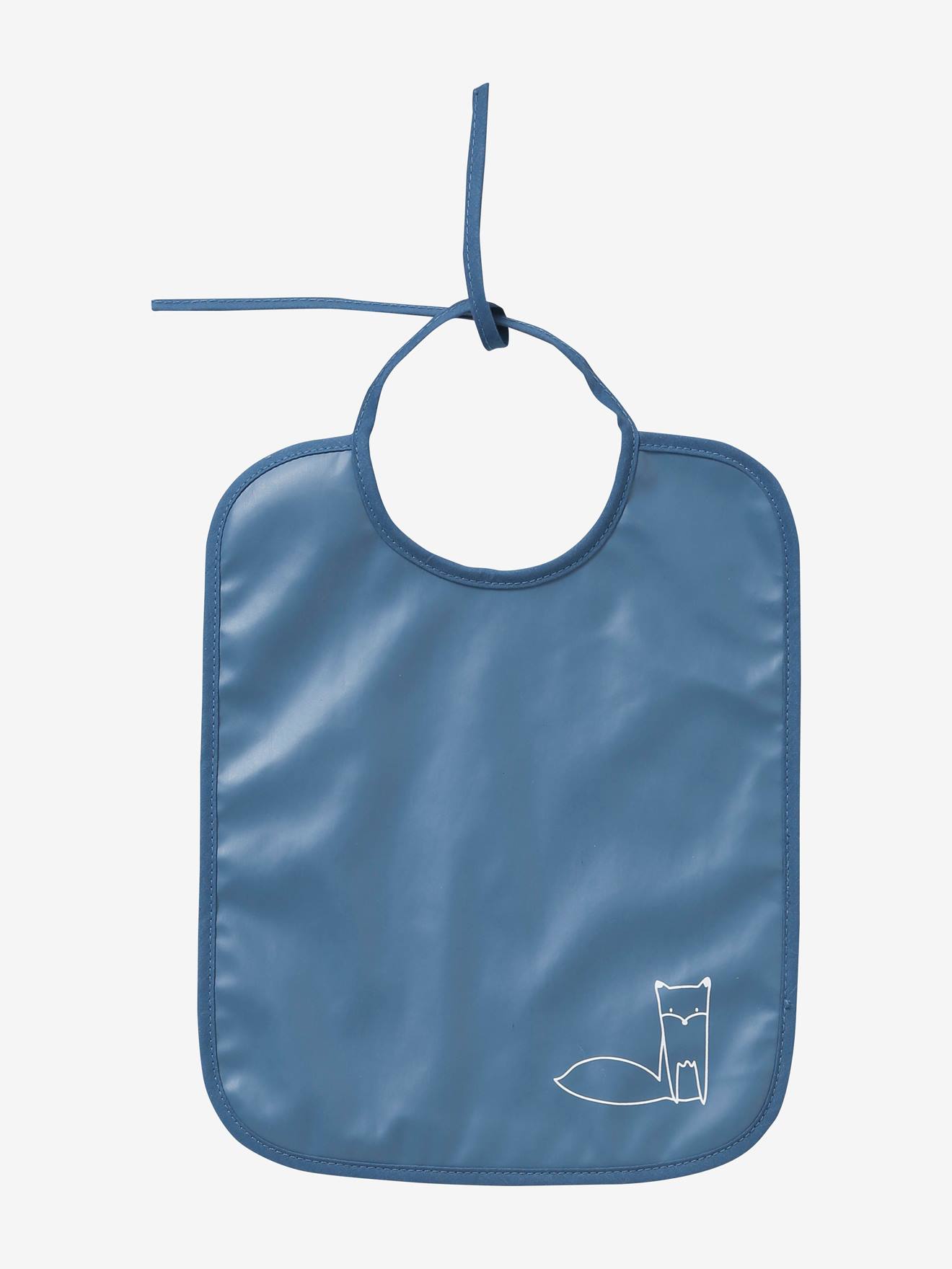 Lot de 3 bavoirs plastifiés bleu