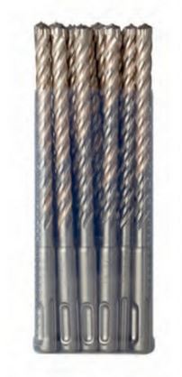 Accessori HiKOKI 783348 Trapano a percussione SDS-Plus con 4 punte 6x260 mm, 25 pezzi