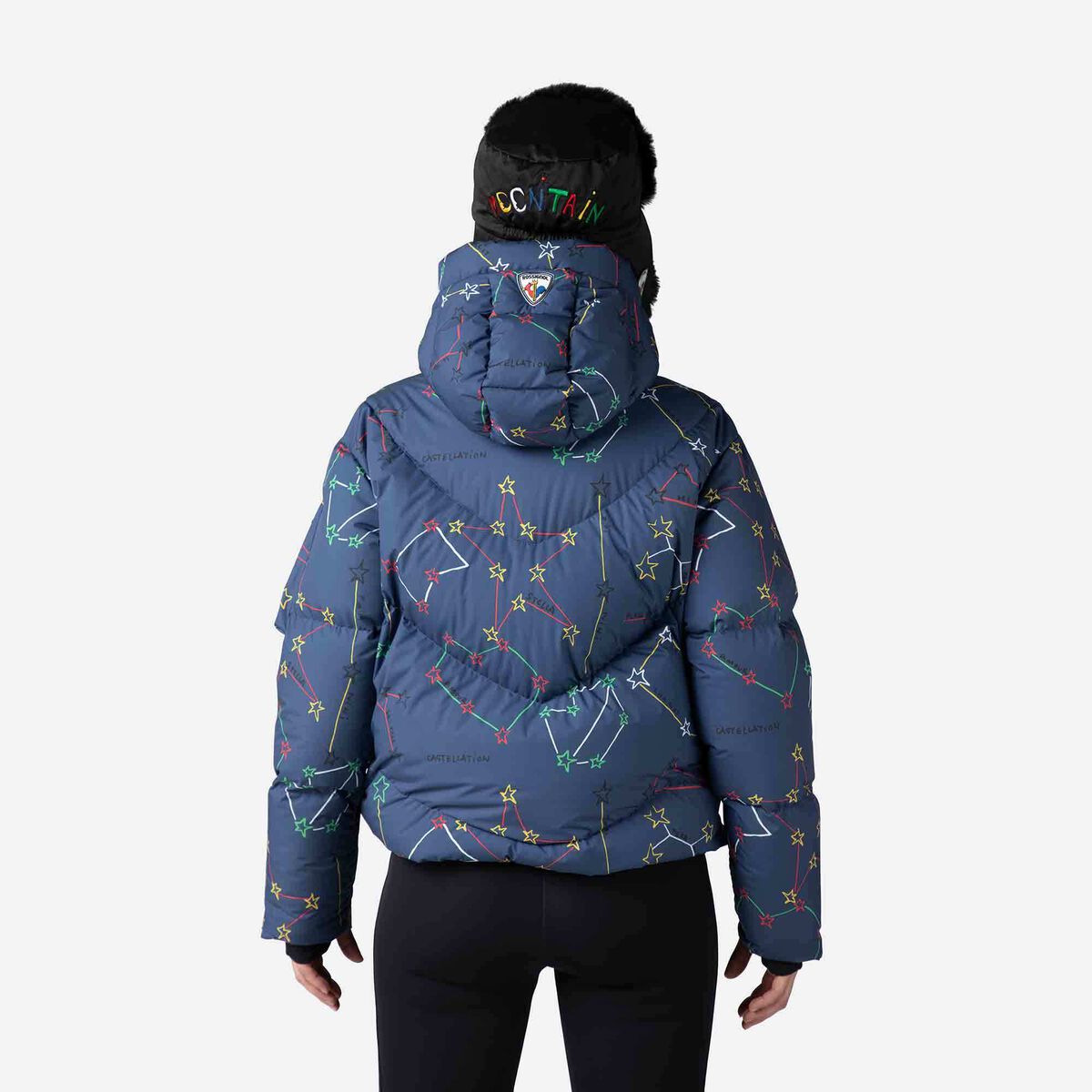 JCC Modul Printed Down Bomberjacke für Damen