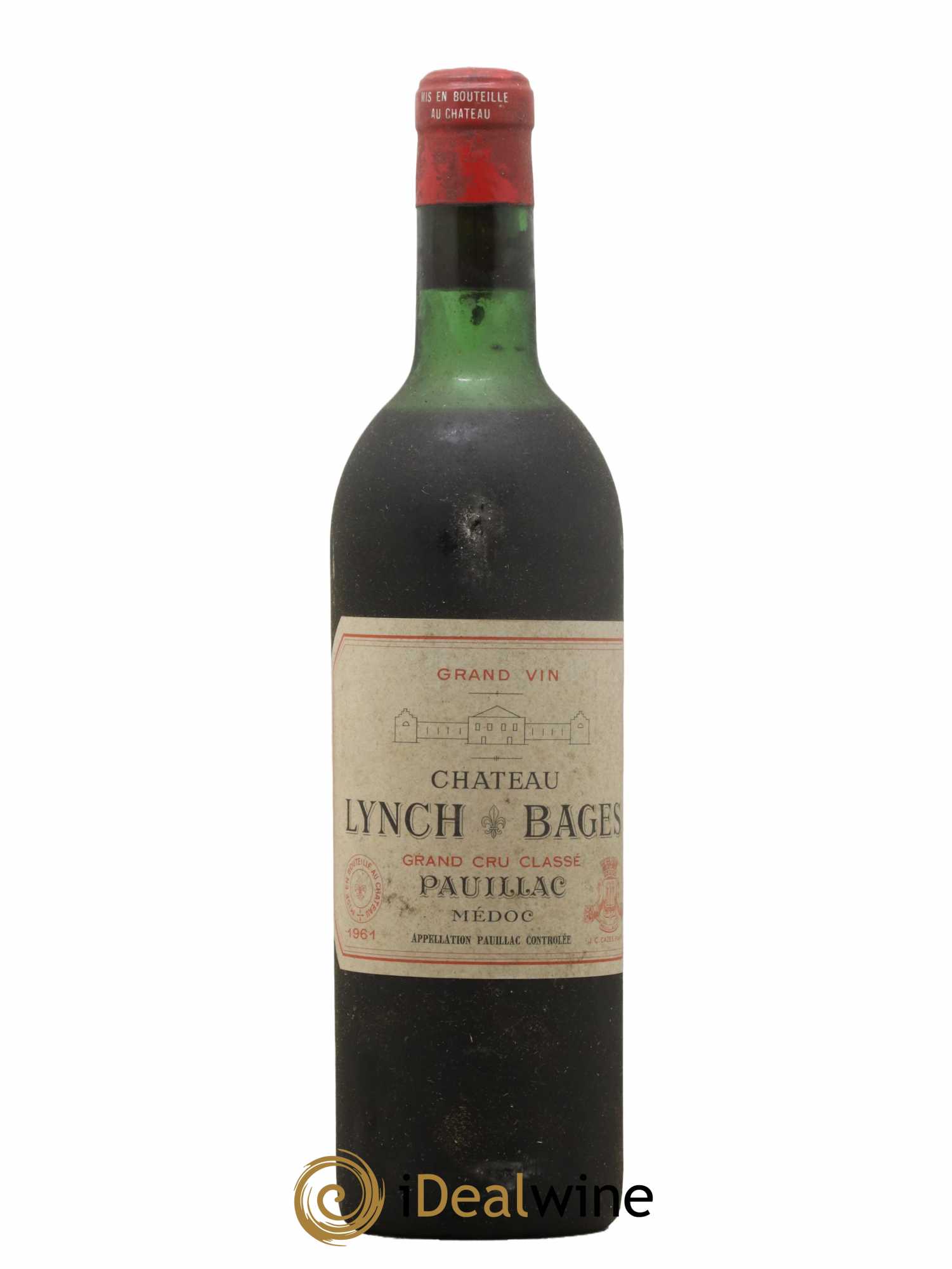Château Lynch Bages 5ème Grand Cru Classé  1961 - Lot de 1 Bouteille