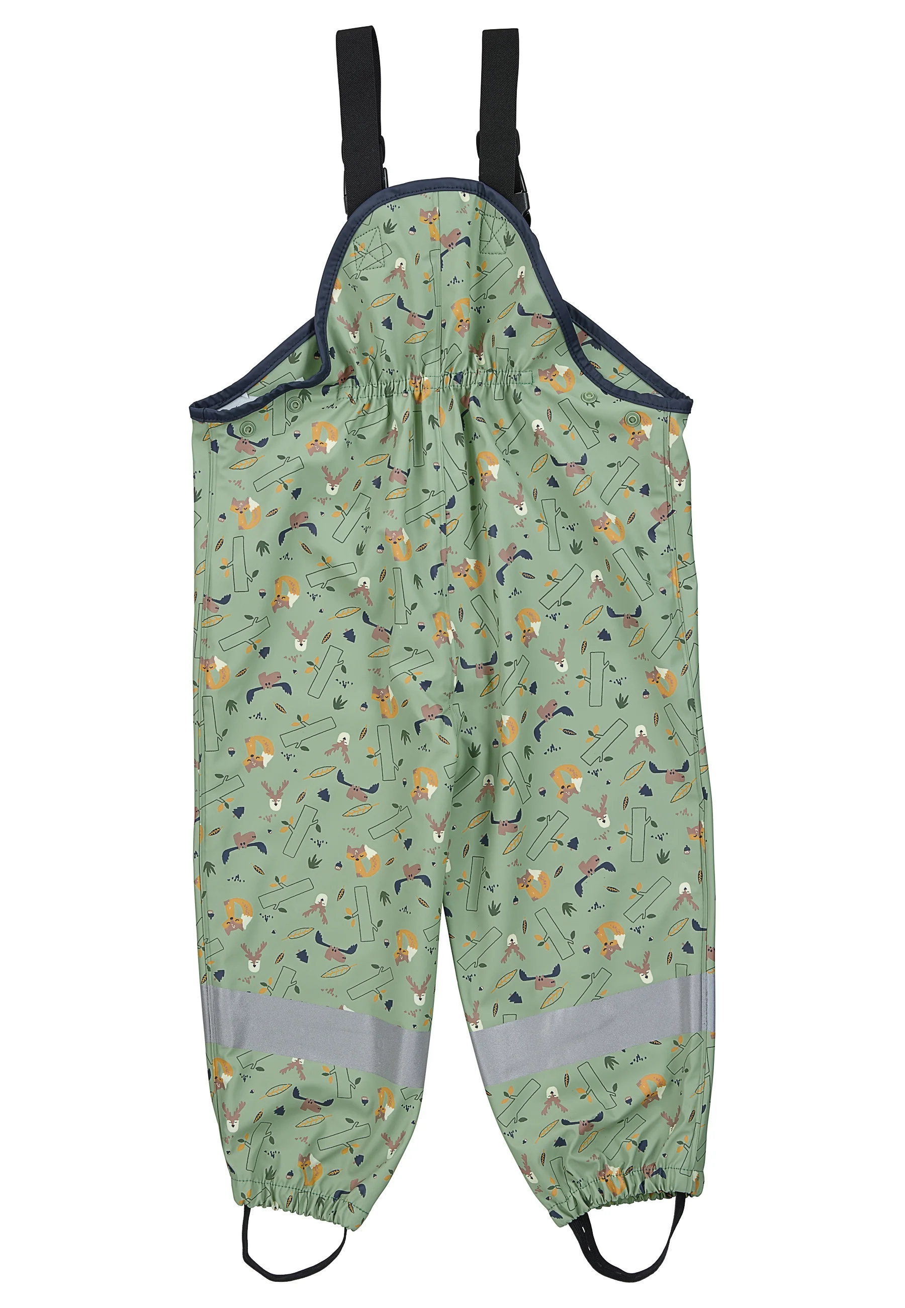 Regenträgerhose Waldtiere ungefüttert, wasserdicht