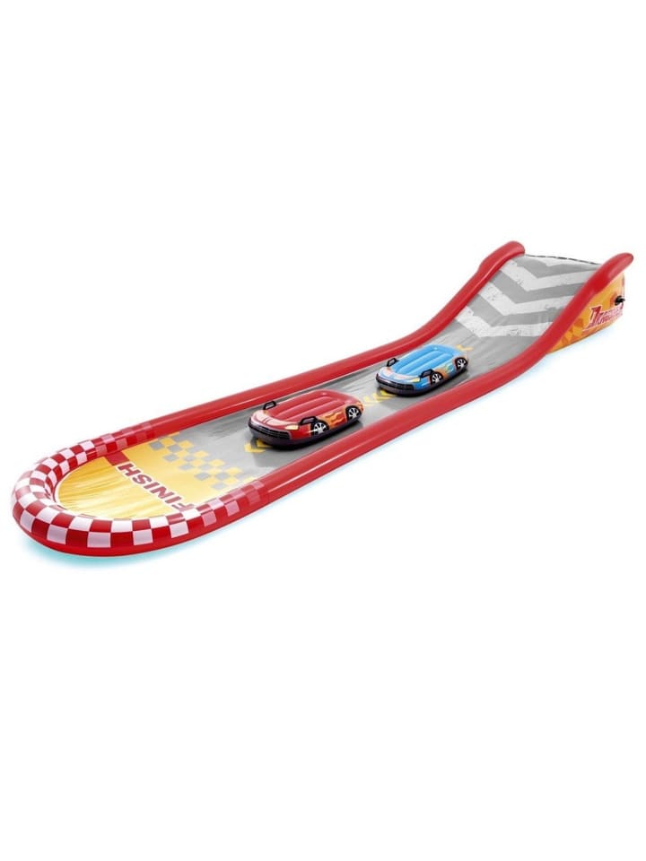 Intex Racing Fun Slide Rennbahn 561 x 119 cm in Mehrfarbig ab 6 Jahre günstig kaufen onesize