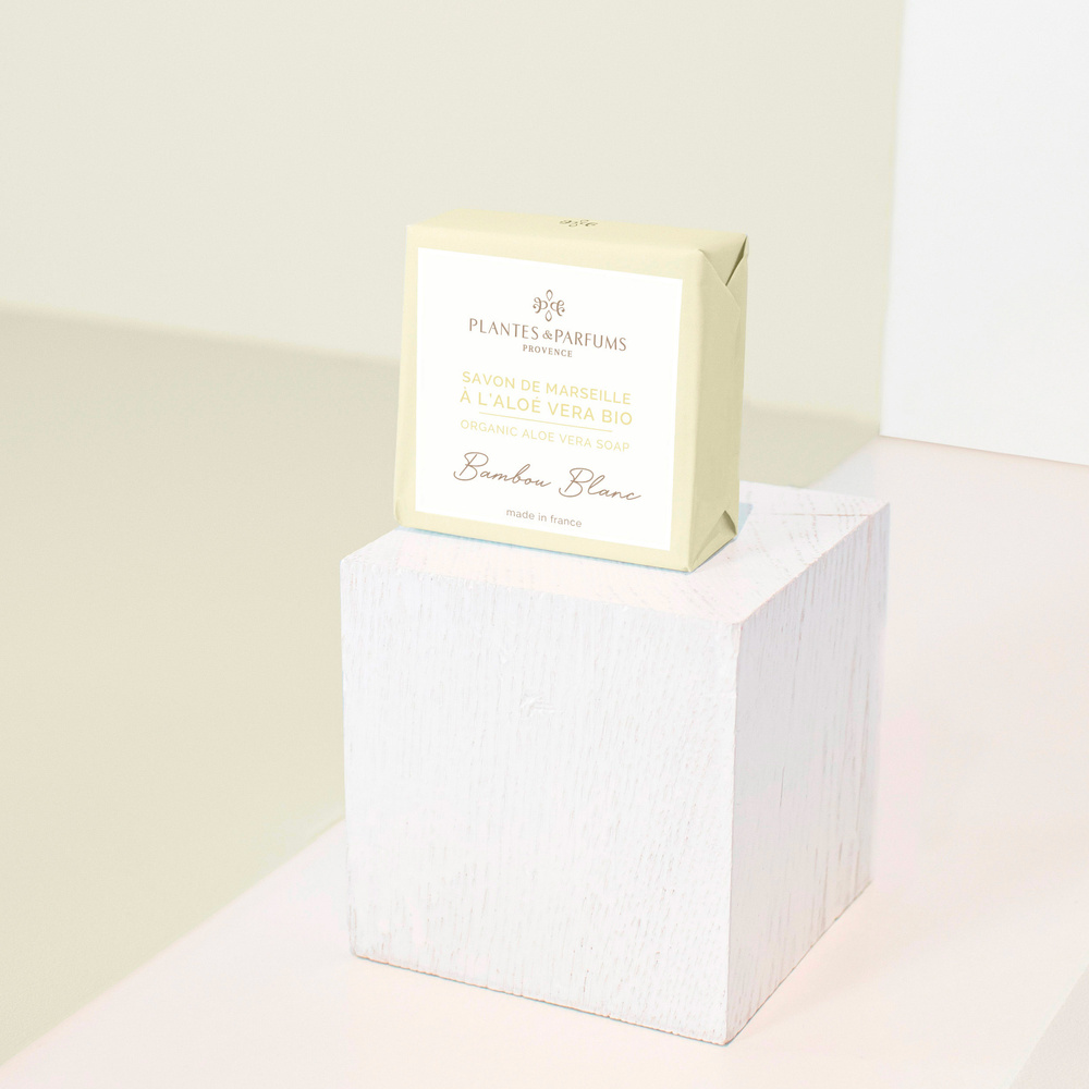 Plantes et Parfums Aloé Vera - Parfum Bambou Blanc Savon de Marseille