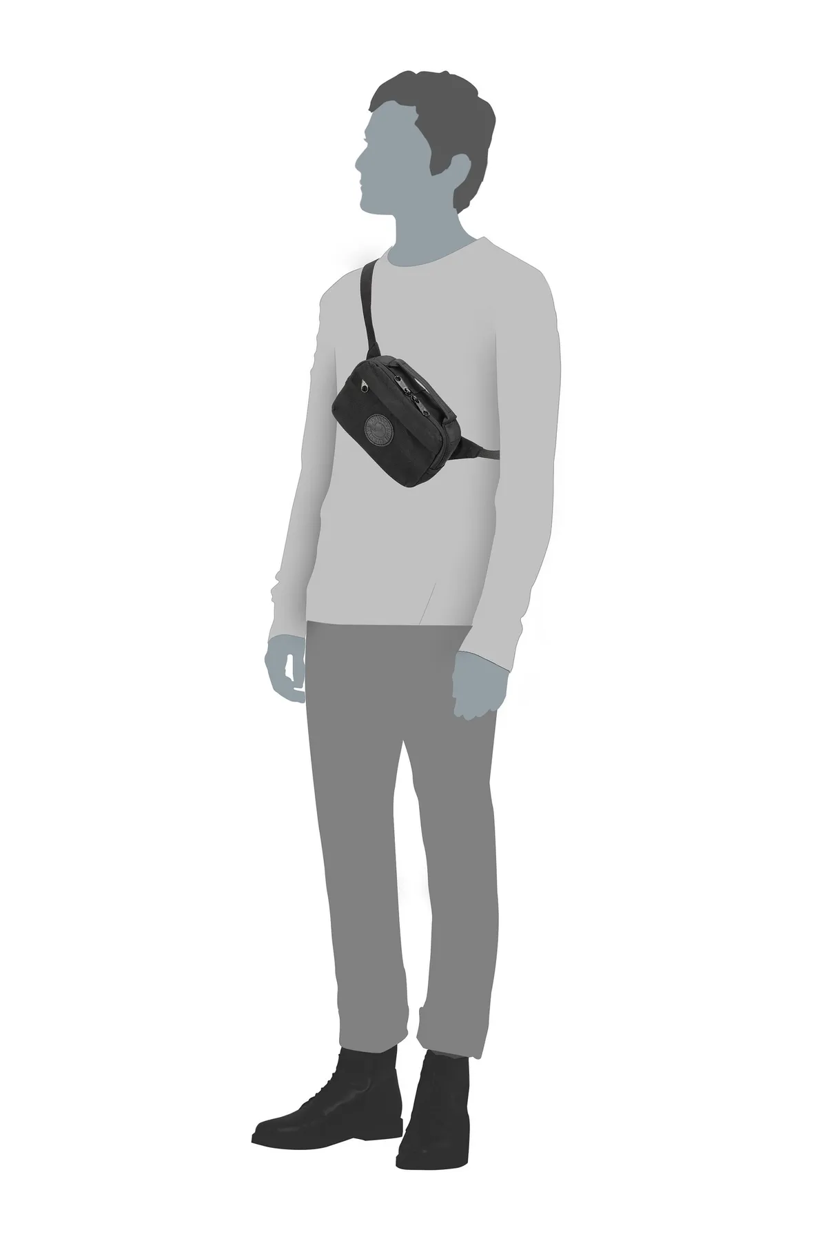 Fjällräven  Gürteltasche Kanken No.2 Black Hip Pack