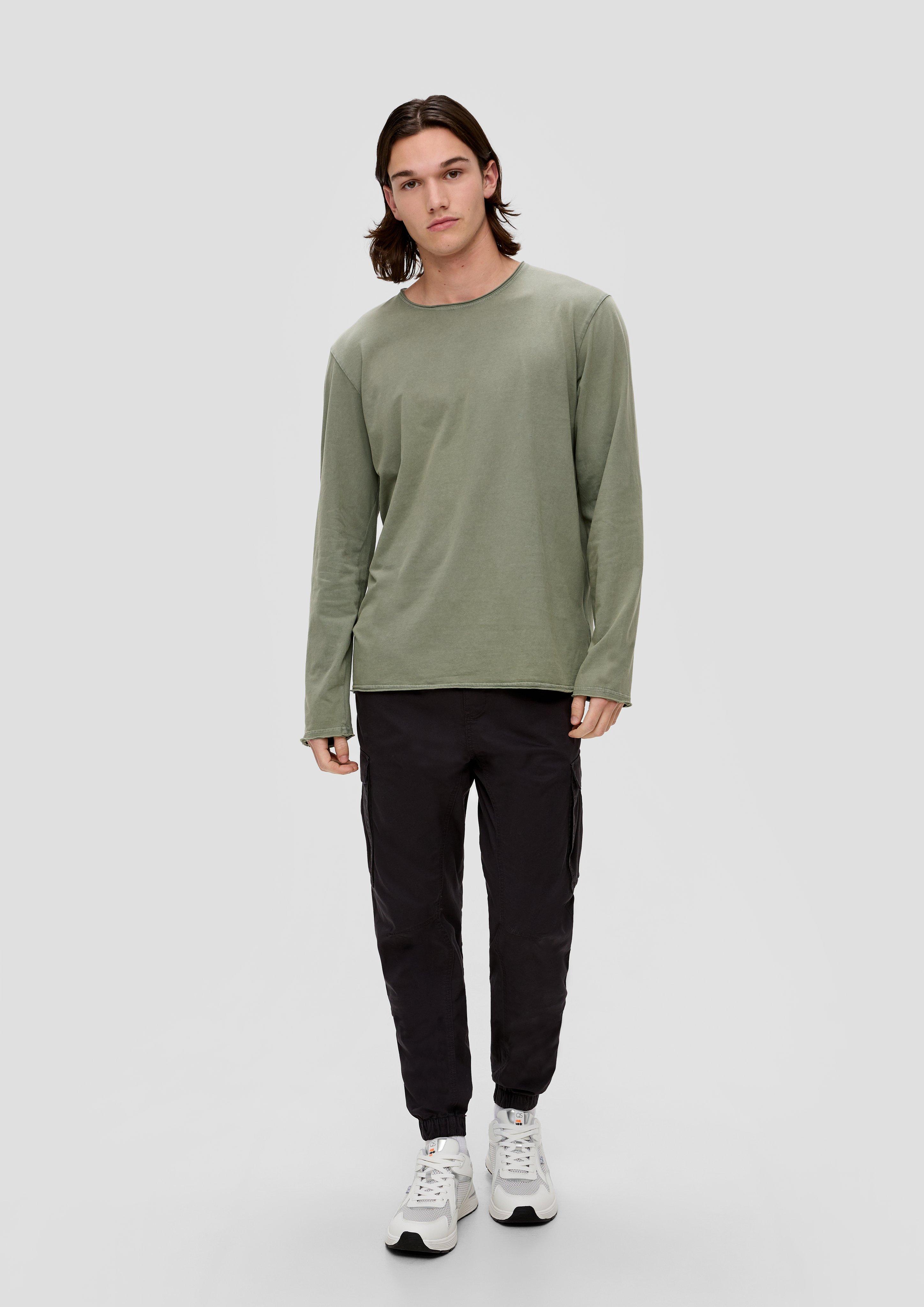 Longsleeve mit Rollsäumen  2140715-7380