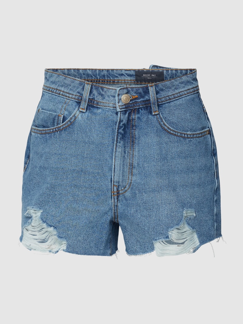 Jeansshorts im Destroyed-Look Modell 'DREW' in jeans