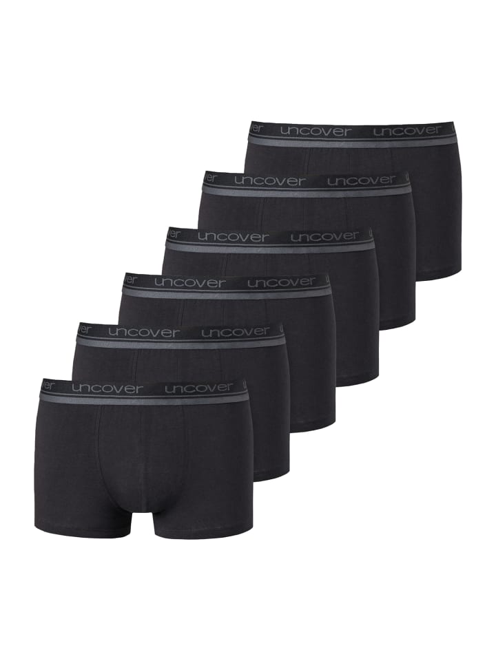 Schiesser Boxershorts Uncover in Schwarz günstig kaufen