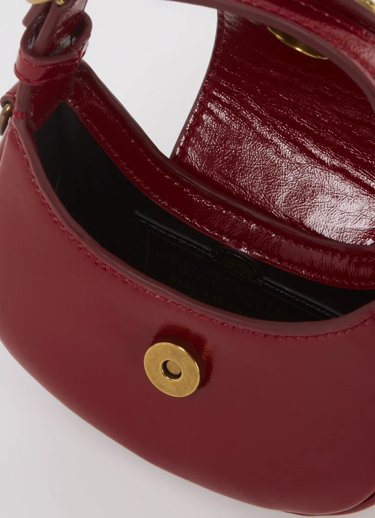 Geantă de umăr Kurt Geiger Chelsea din piele micro lăcuită