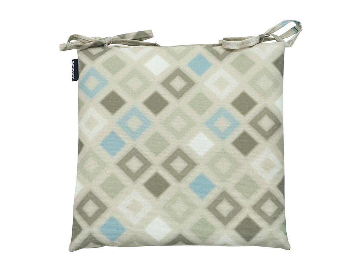 Madison Grids Natural 46x46 Sitzkissen