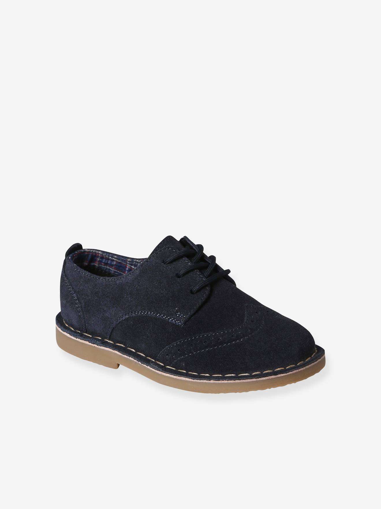 Vertbaudet Festliche Kinder Schnürschuhe - marine