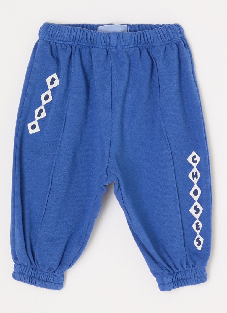Pantaloni de trening conici din bumbac organic BOBO CHOOSES
