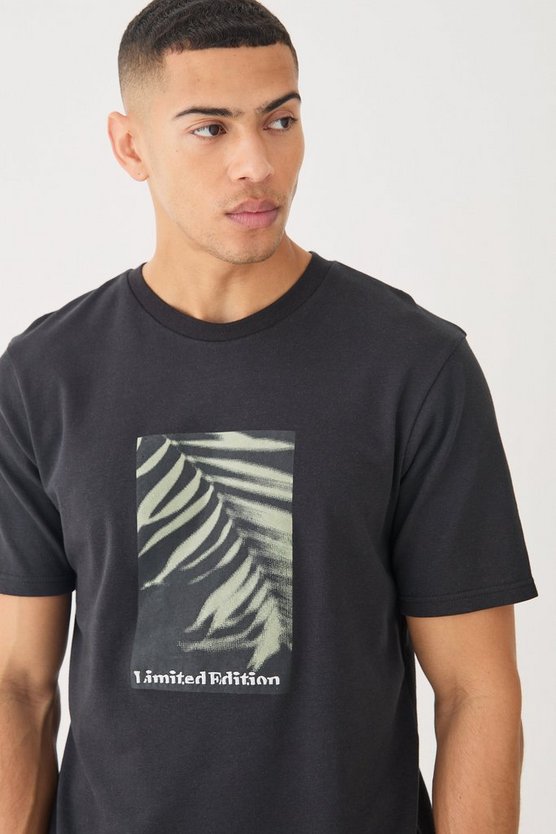T-Shirt mit Palmen-Print