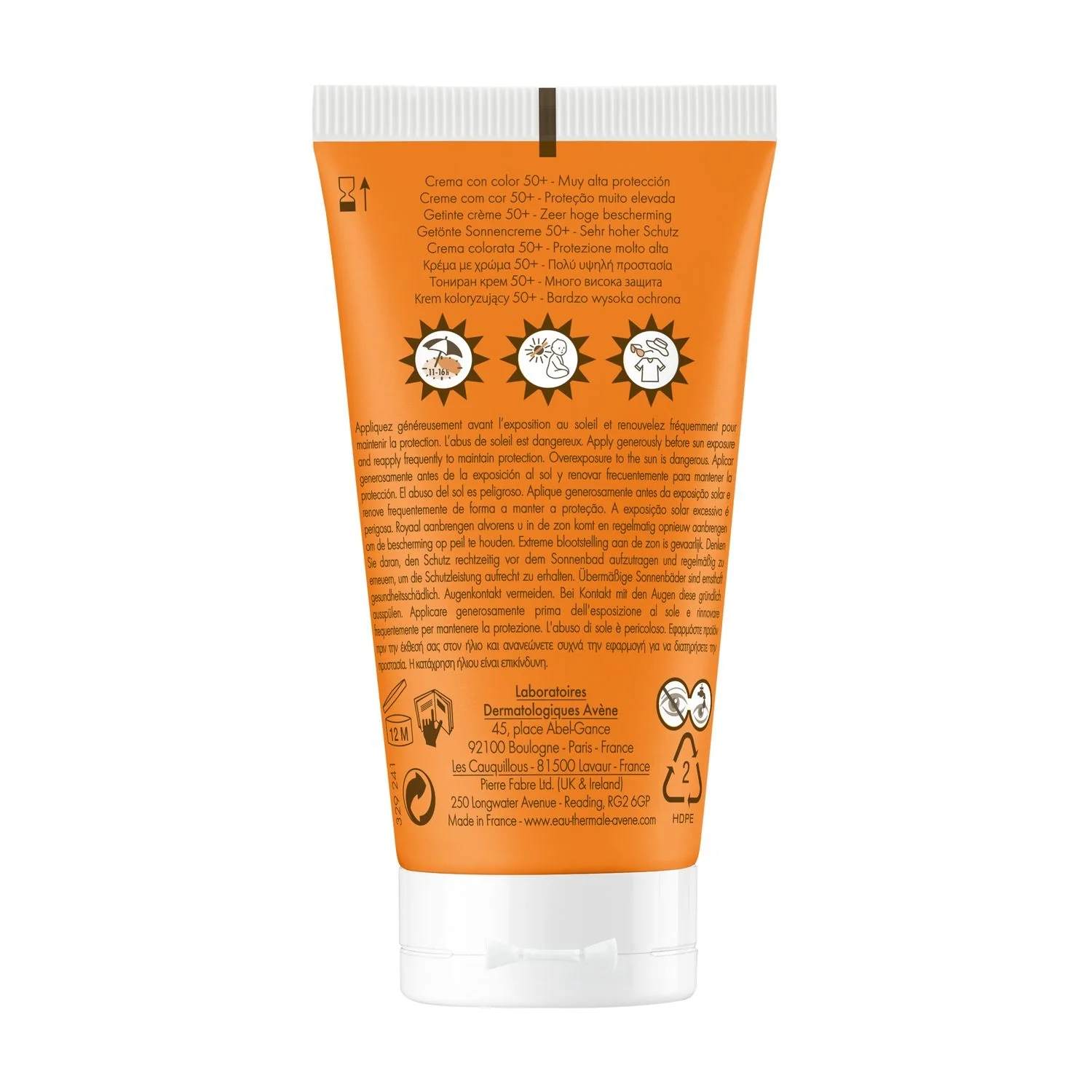 Protector solar con color SPF50+ - Protector solar facial de alta protección.