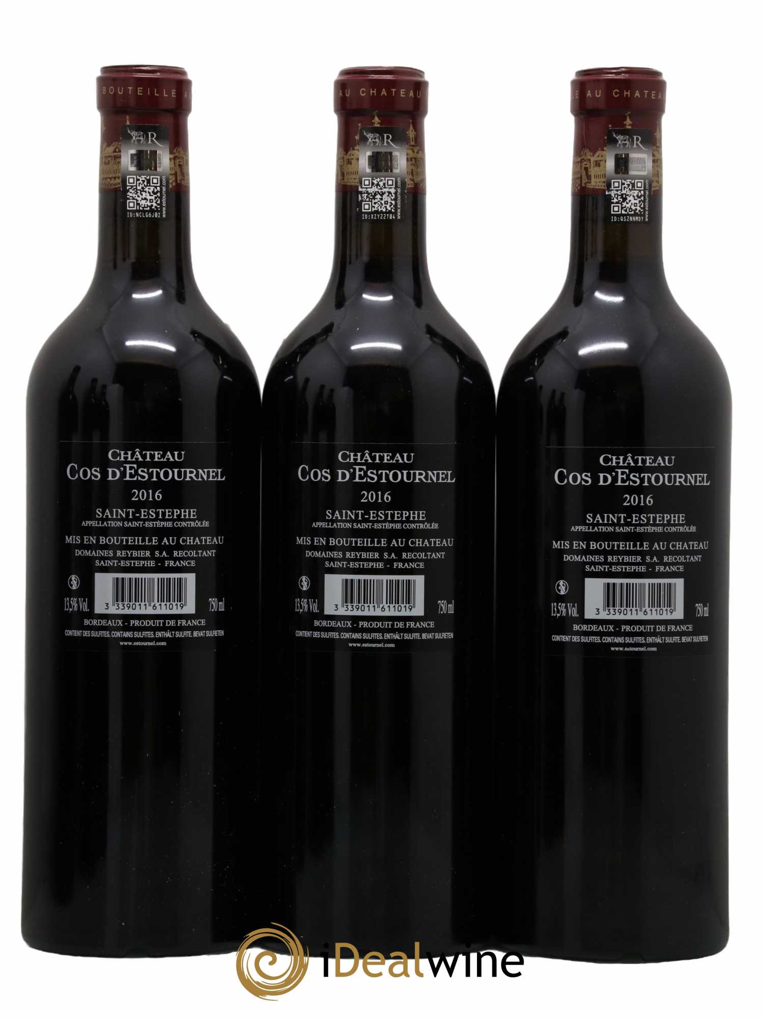 Cos d'Estournel 2ème Grand Cru Classé  2016 - Lot de 6 Bouteilles