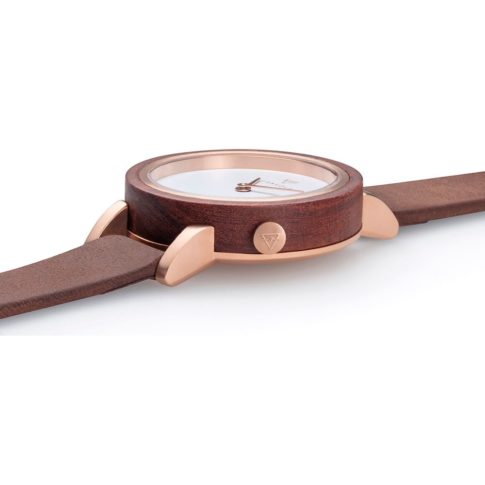 KERBHOLZ Montre pour femme Bois, Acier inoxydable Montre