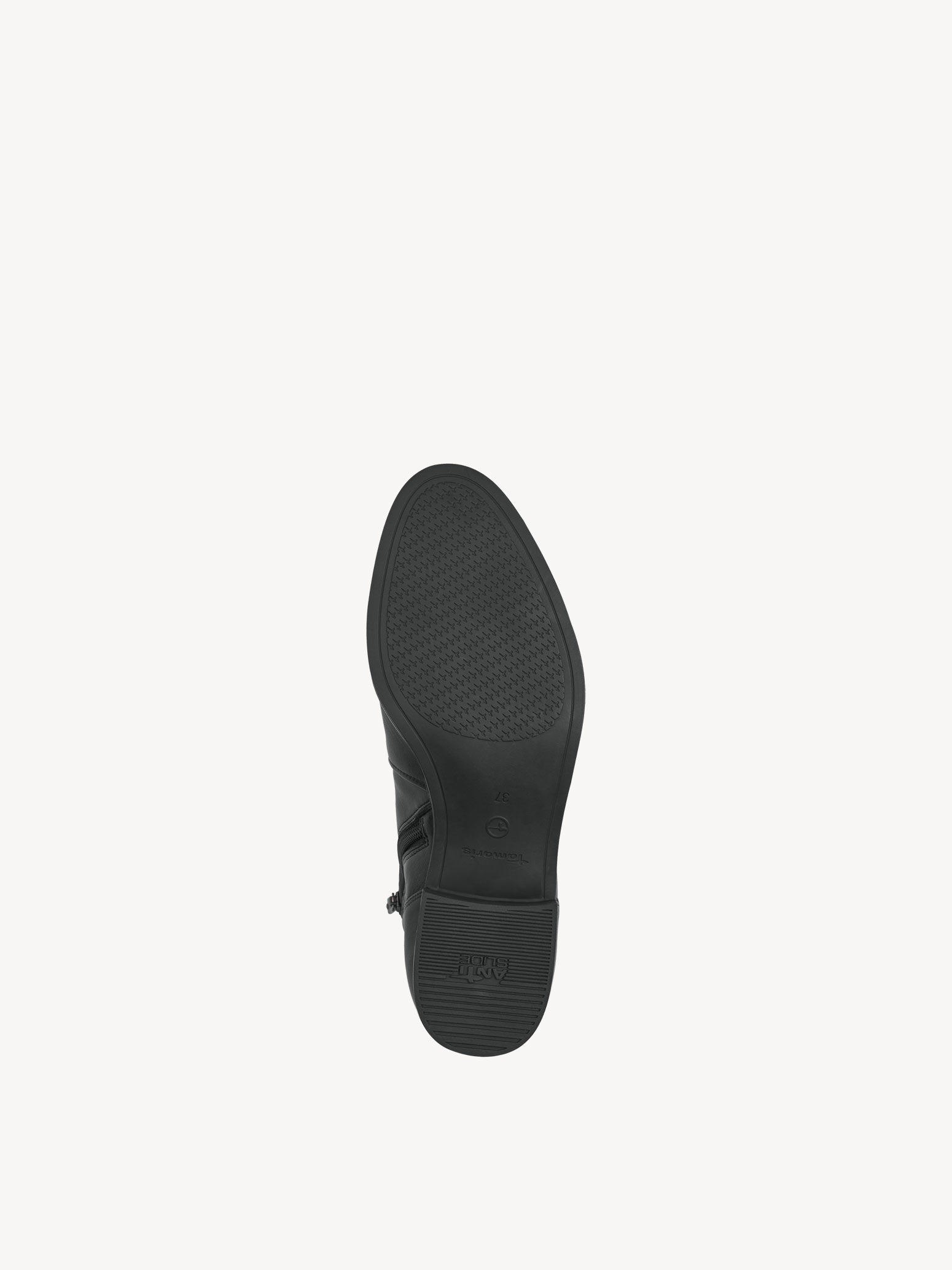 Bottine en cuir - noir