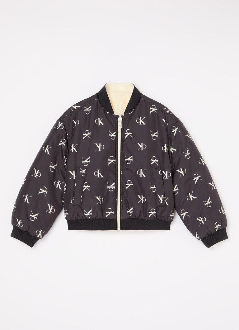 Calvin Klein dvostranska bomber jakna s podlogo iz mehkega materiala