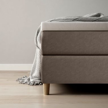 Schlaraffia Boxspringbett Fidelio, inkl. BULTEX® Topper, Holzfuß in Eiche