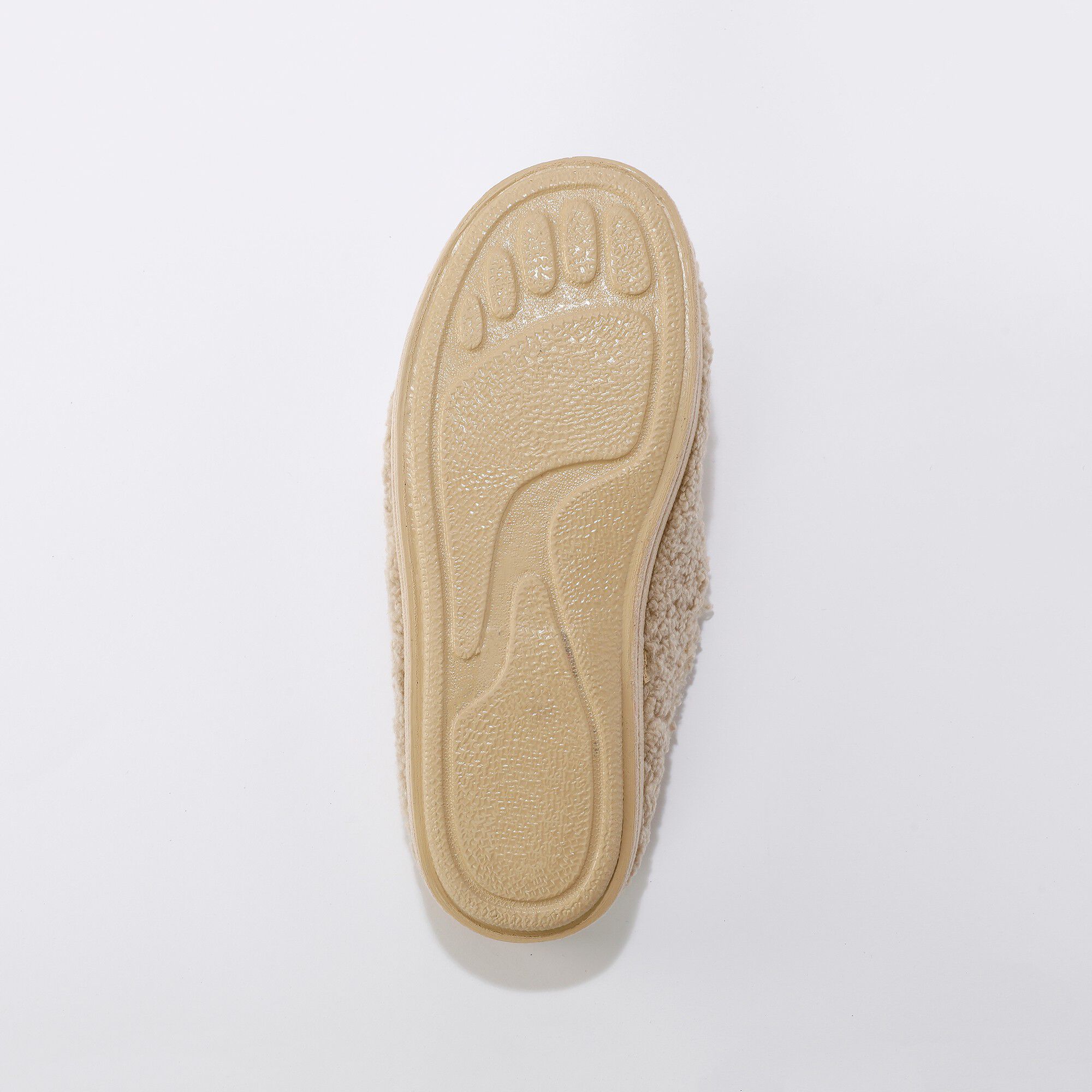 Chaussons forme mules en sherpa