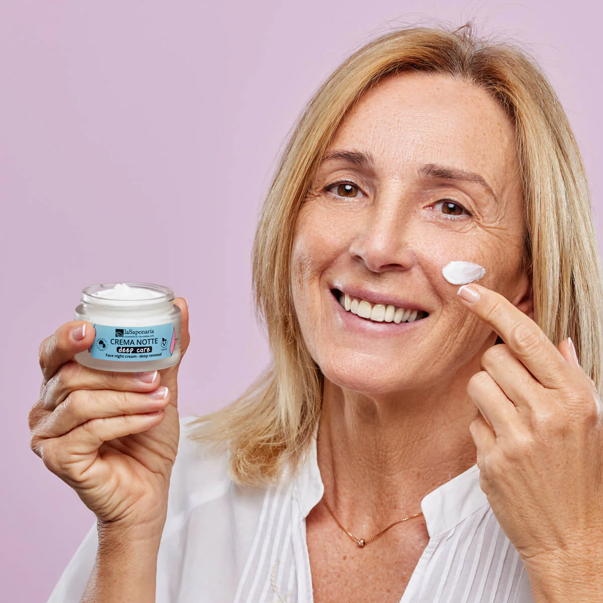 Creme facial noturno antienvelhecimento para pele madura - Tratamento facial noturno antirrugas