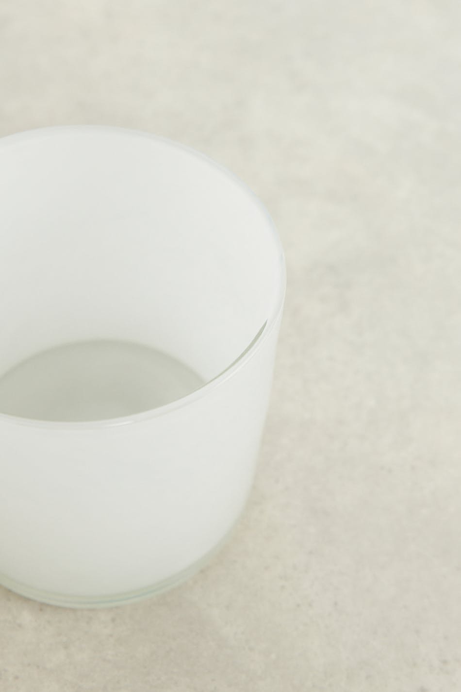 Glass l candle holder