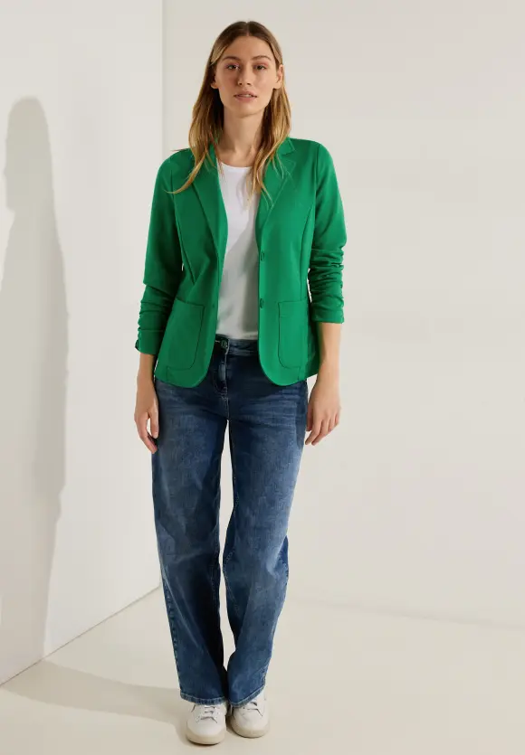 CECIL Sweatblazer mit Raffung