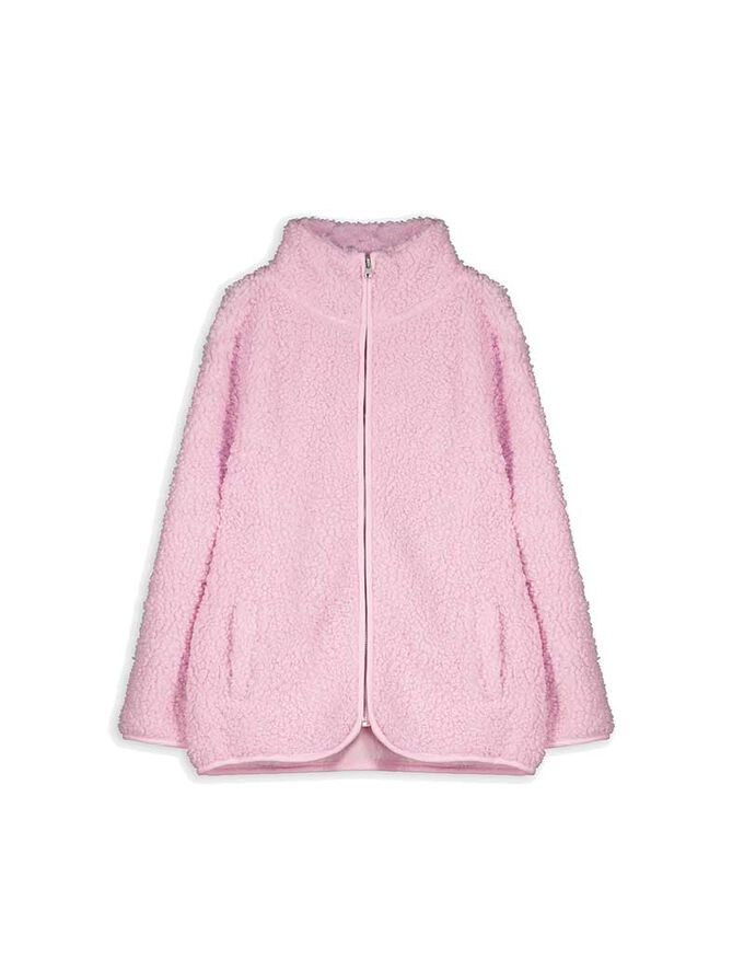 Sweatjacke - Teddyfell