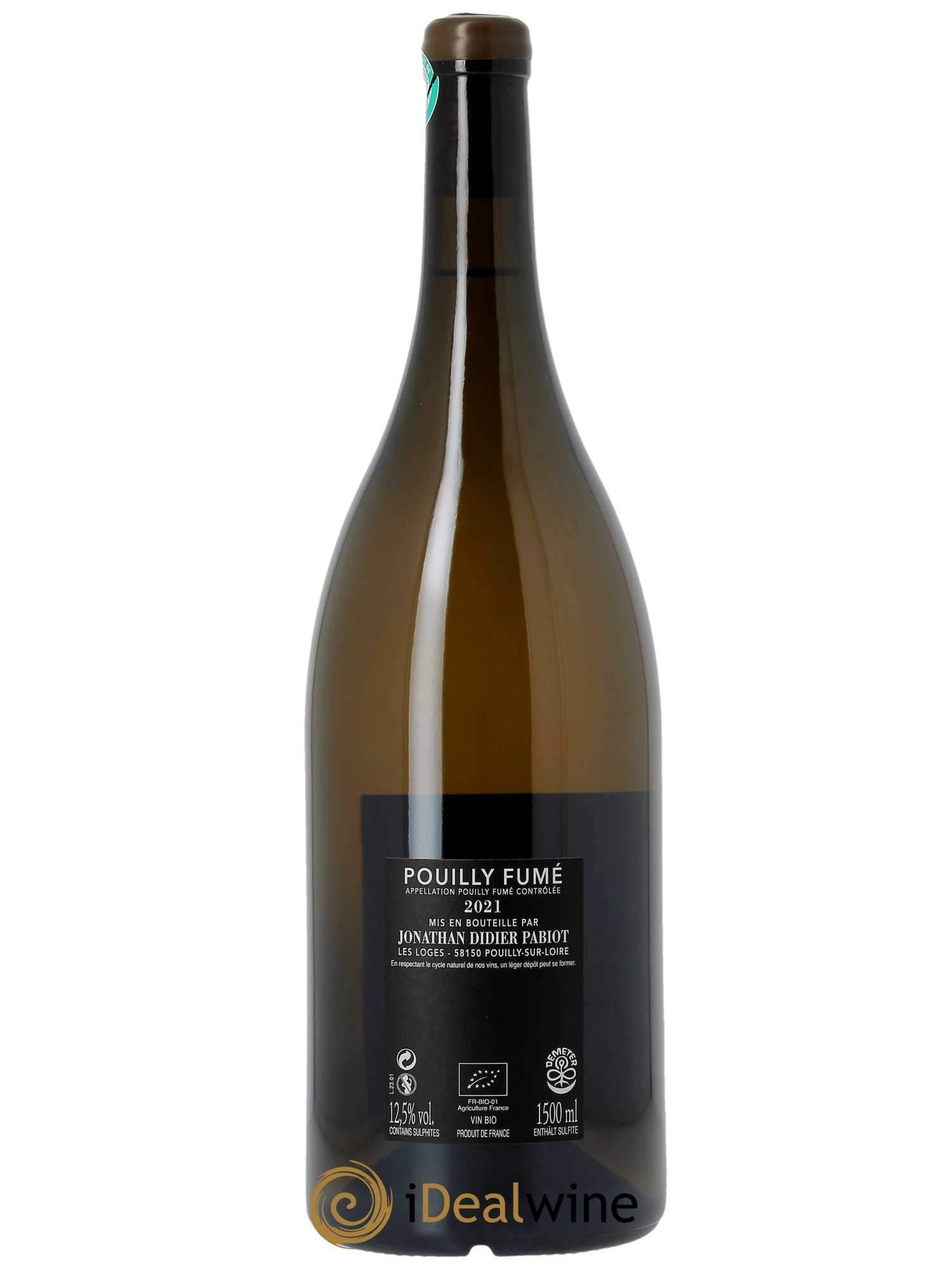 Pouilly-Fumé Utopia Jonathan Didier Pabiot  2021 - Lot de 1 Magnum