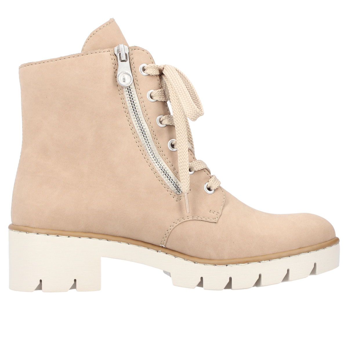 Rieker X5714 Schnürboots beige