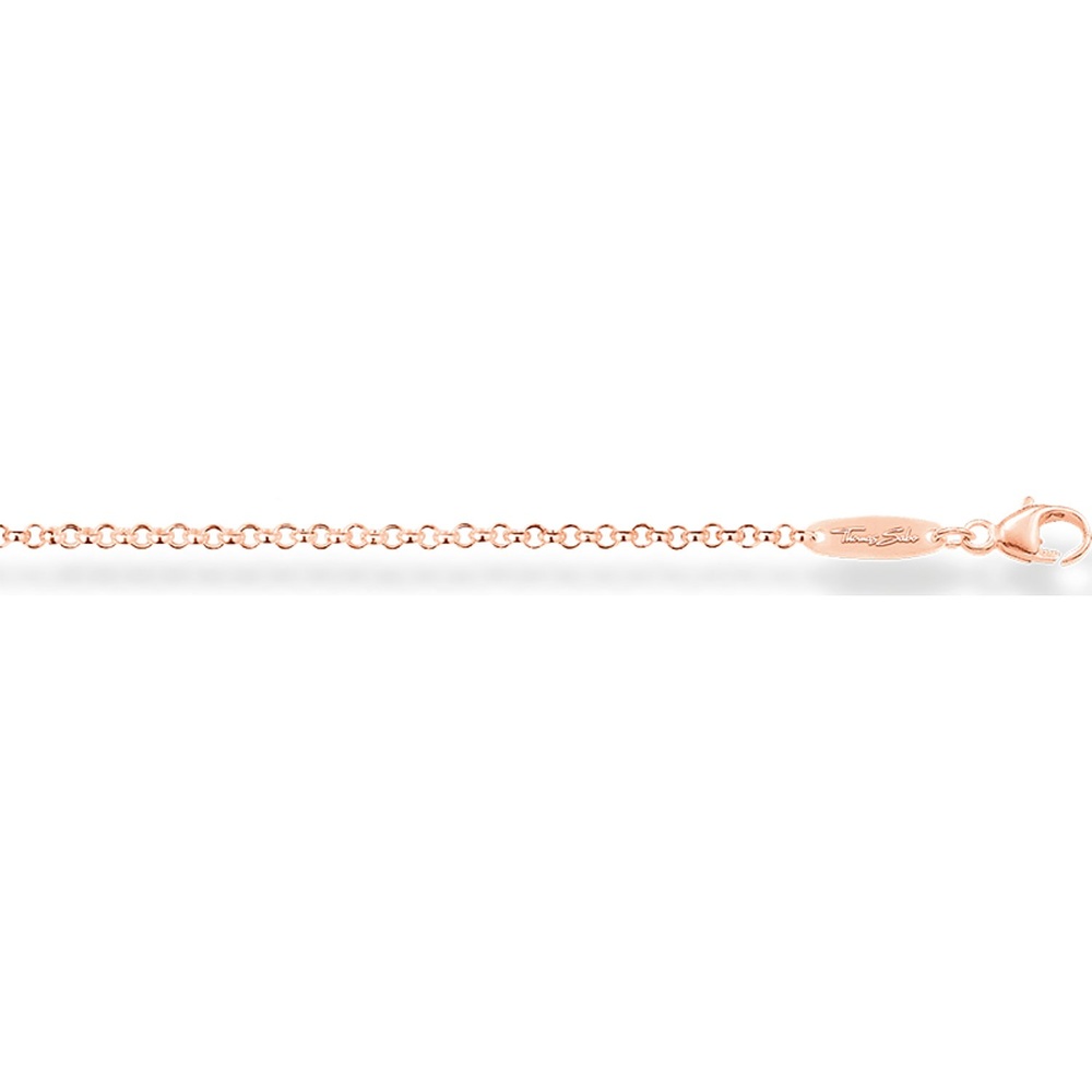 Thomas Sabo Chaînette 925 Argent or rose collier