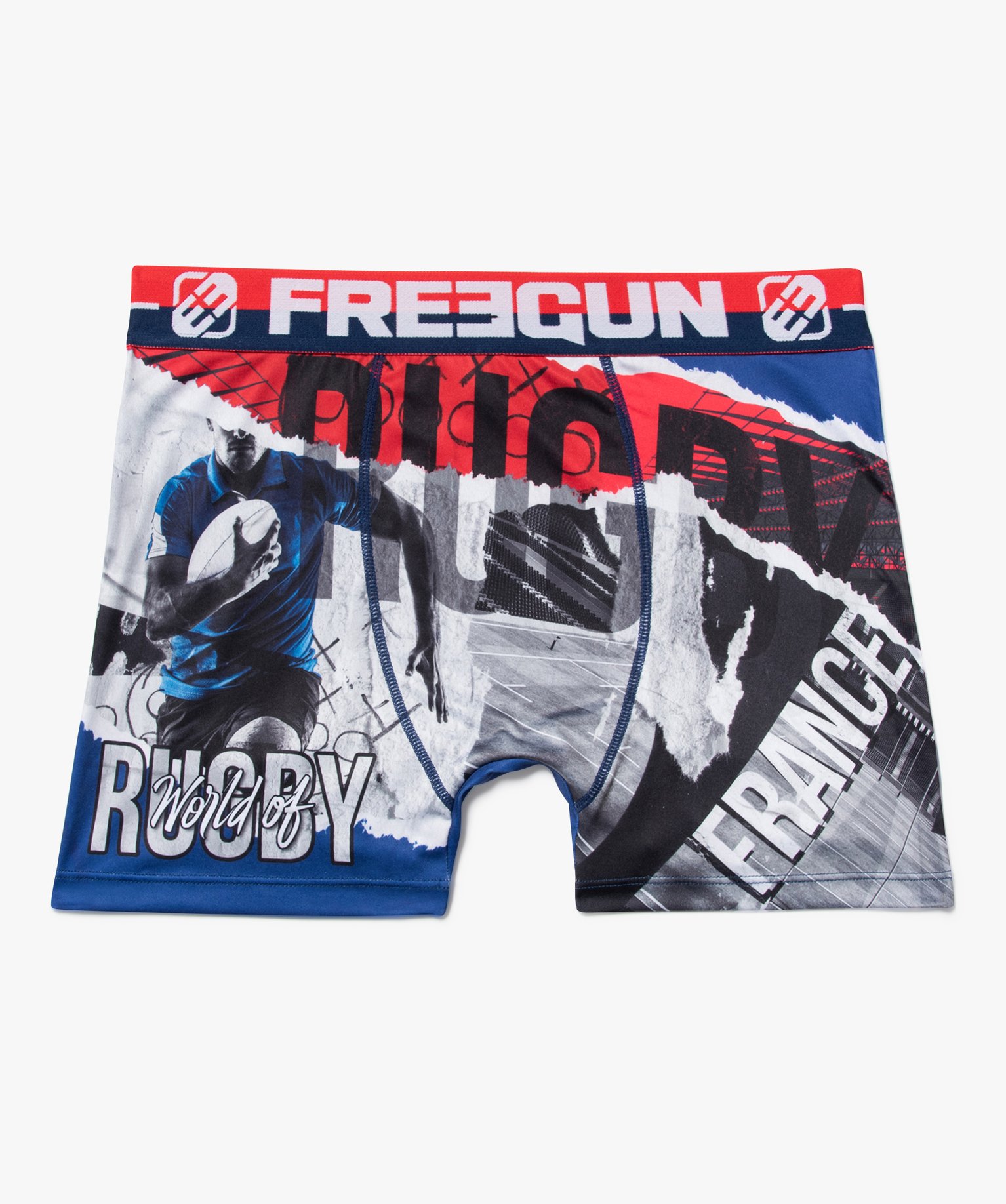 Boxer seconde peau imprimé rugby homme - Freegun imprime | GEMO