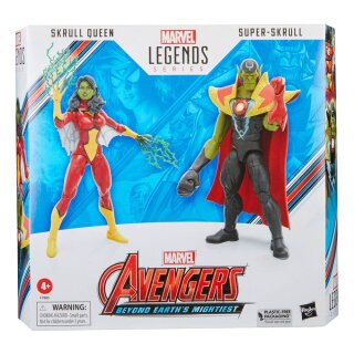 Avengers: Beyond Earth's Mightiest Marvel Legends Actionfiguren Skrull Queen & Super-Skrull 15 cm