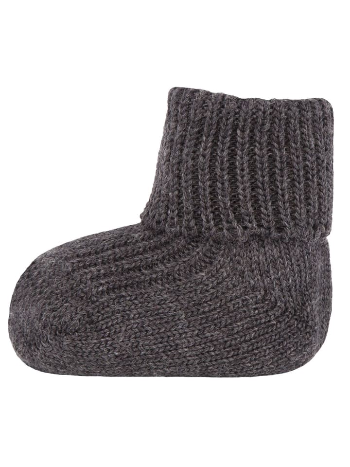 ewers Socken Wolle mit Umschlag in anthrazit meliert günstig kaufen