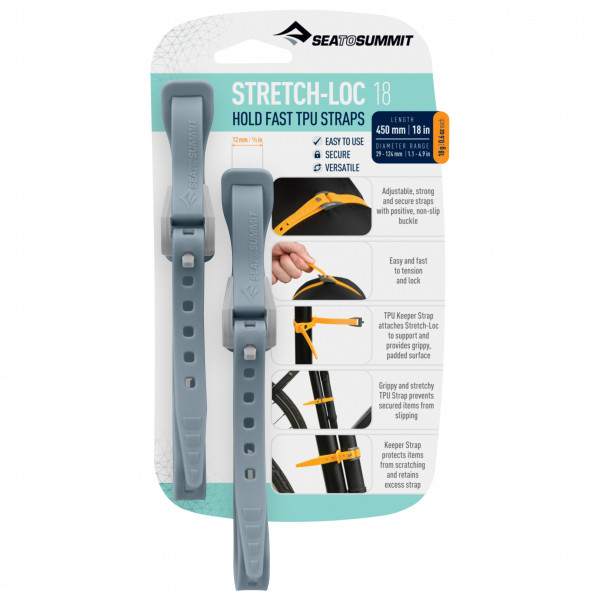 Sea to Summit - Stretch-Loc 17 2-Pack - Spanngurt