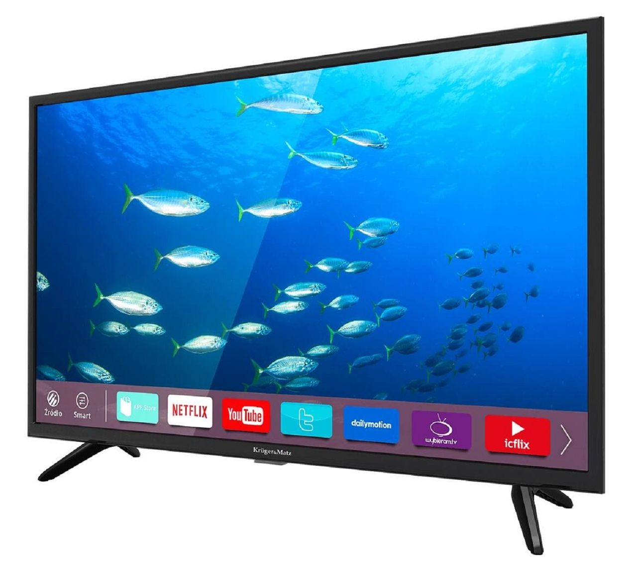 Krüger & Matz KM0232-S6 32 Zoll HD-ready WLAN Smart TV DVB-T2/S/C USB EEK: E