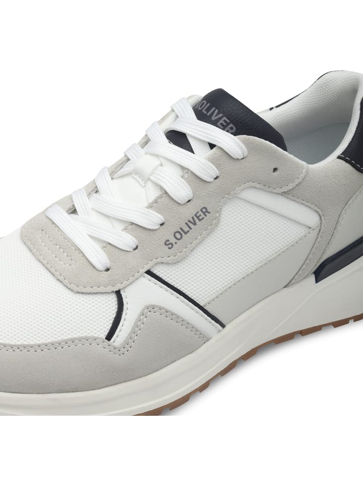 s.Oliver Sneakers in Grau/ Weiß günstig kaufen
