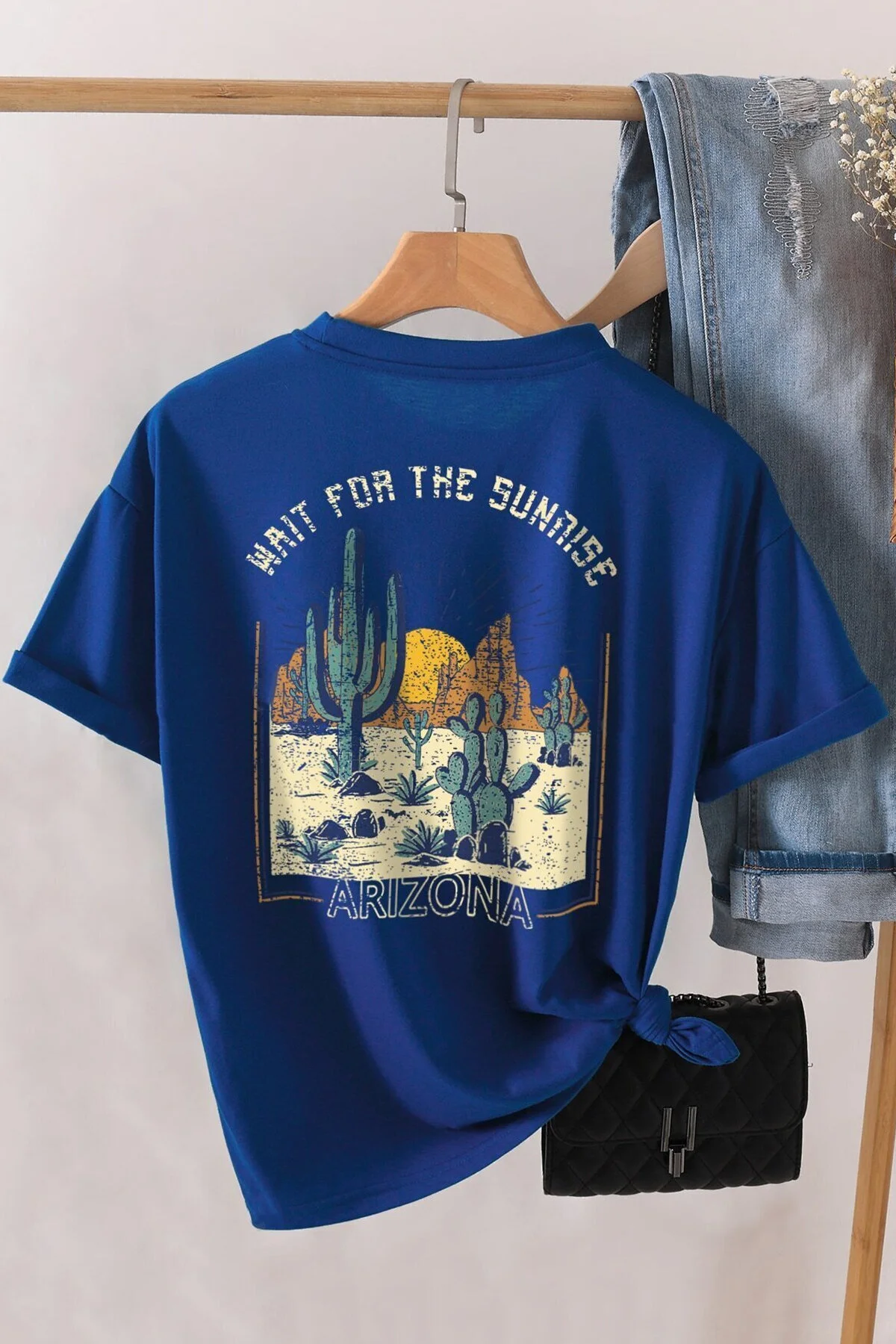uyguntarz  Übergroßes Unisex-T-Shirt mit Arizona-Print
