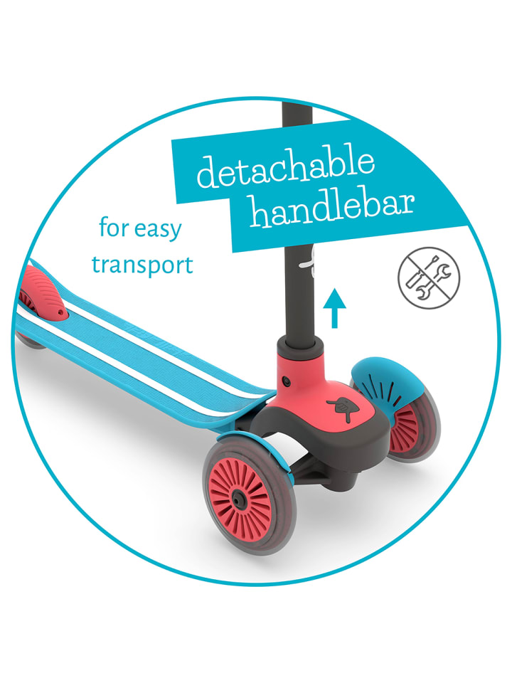 Chillafish Chillafish Scotti 3-Rad Scooter mit Bremse - Farbe: Flamingo günstig kaufen onesize