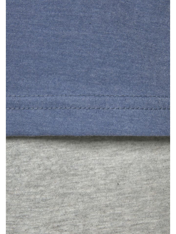 ARIZONA Shorty in blau-meliert-grau-meliert günstig kaufen