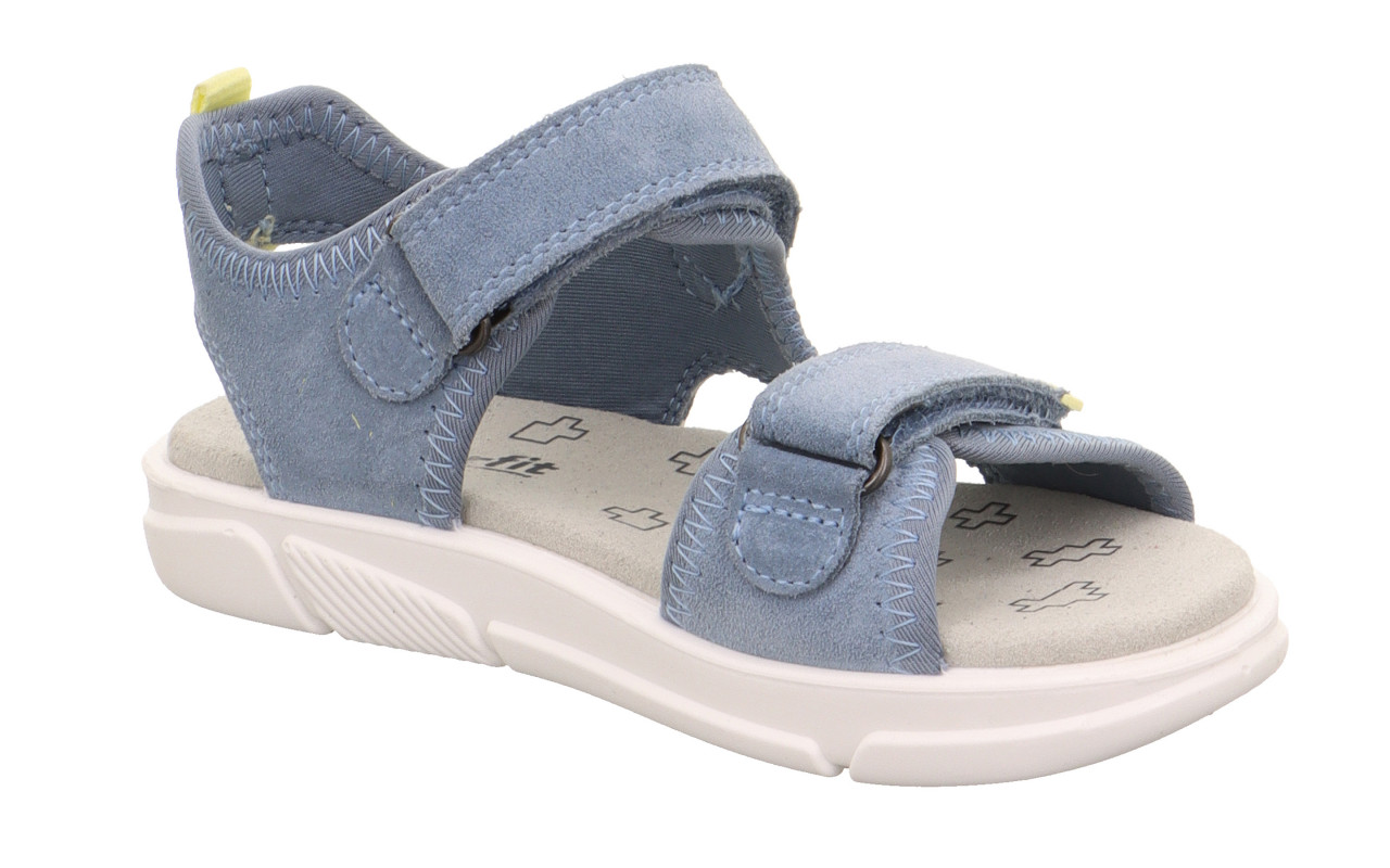 PIXIE - Blau/GelbSandale mit Klettverschluss